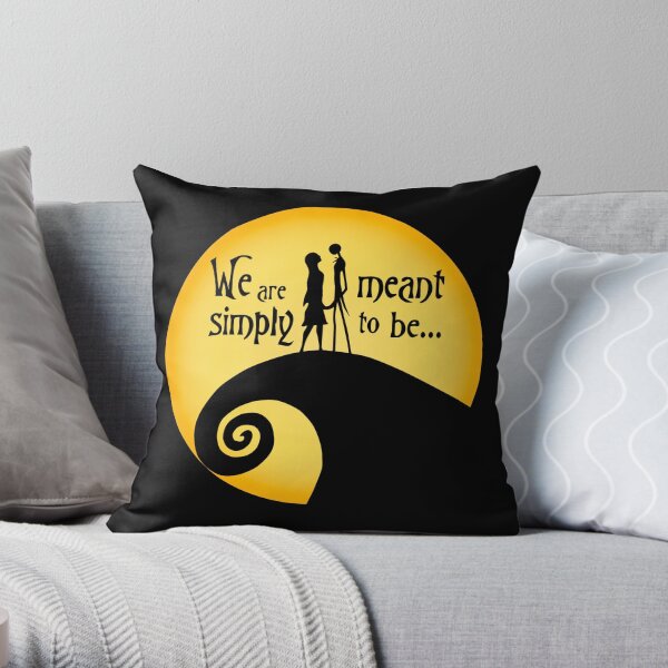 Jack and Sally Throw Pillow