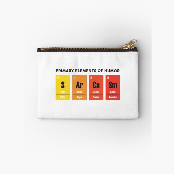 Item preview, Sarcasm Mendeleev Humor Periodic Elements designed and sold by suddenlysomeday.