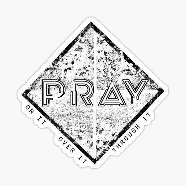 Item preview, Pray On It. Pray Over It. Pray Through It. designed and sold by TapestryDesigns.