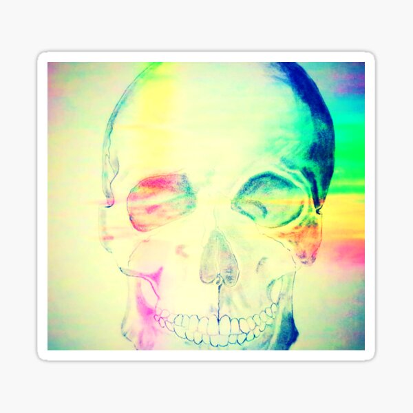 The Rainbow Skull Sticker
