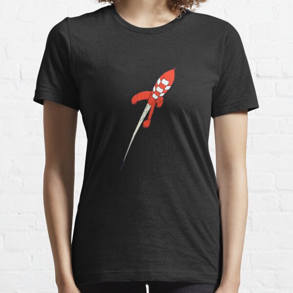 Tintin Destination Moon Rocket Essential T-Shirt