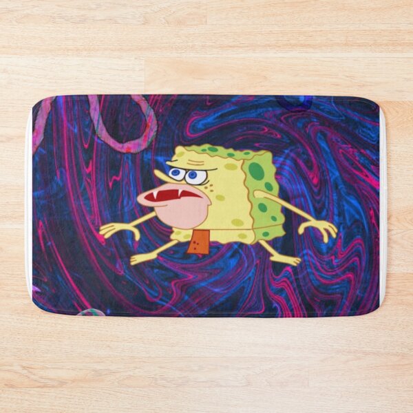 Item preview, Trippy Caveman SpongeBob Tapestry designed and sold by siobhanryan9889.