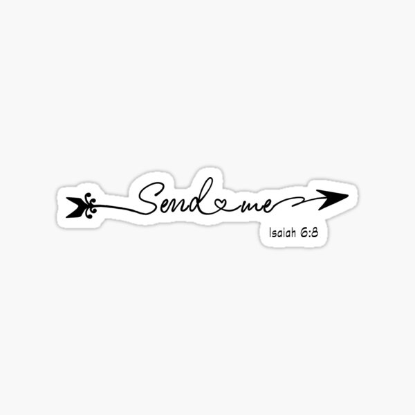Item preview, Isaiah Scripture Send Me Arrow designed and sold by TapestryDesigns.