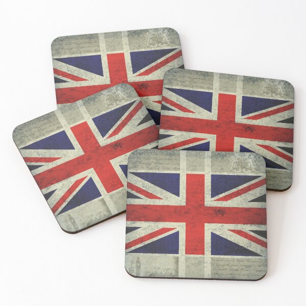 Item preview, Rustic Distressed Vintage UK Flag designed and sold by NiceThings Store.