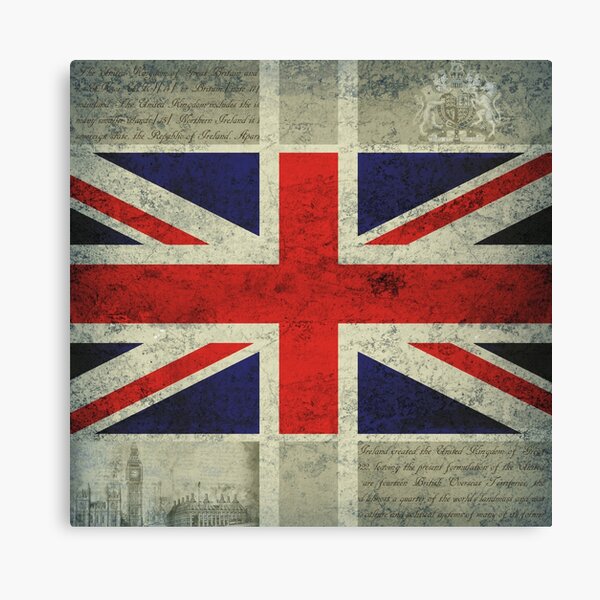 Item preview, Rustic Distressed Vintage UK Flag designed and sold by NiceThings Store.