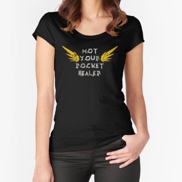 Not Your Pocket Healer Fitted Scoop T-Shirt