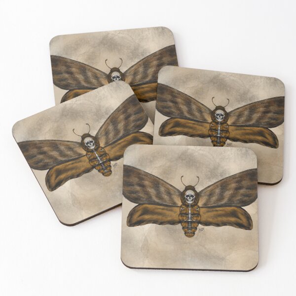 Item preview, Deaths Head Hawk Moth designed and sold by Lyndsay Smith.