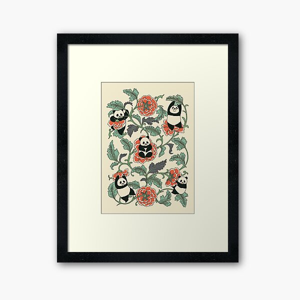 Item preview, Floral Panda designed and sold by xiaobaosg.
