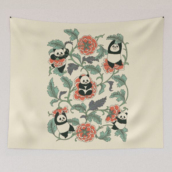 Item preview, Floral Panda designed and sold by xiaobaosg.