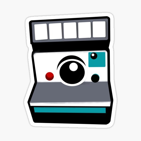 Retro Instant Camera Sticker