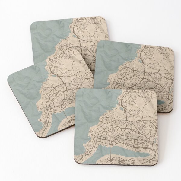 Item preview, Vladivostok Sepia Map designed and sold by CPTVDesign.