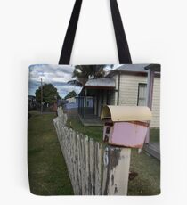 Fence With Character Tote Bag