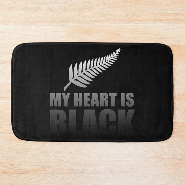 Item preview, Copy of New Zealand Rugby T Shirt My Heart Is Black for Rugby Fans designed and sold by Partees  4 U!.