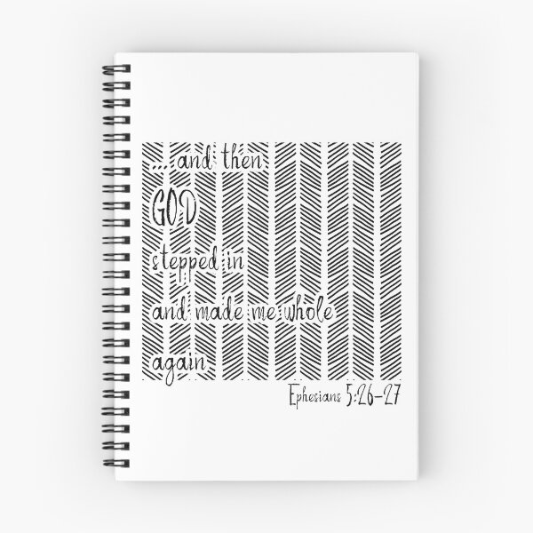 Item preview, God stepped in. Ephesians 5:26 Scripture design designed and sold by TapestryDesigns.