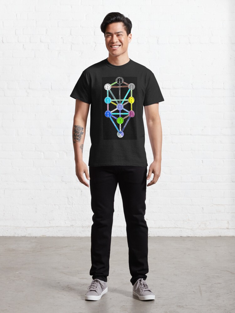 Alternate view of Tree of Life (Kabbalah) Classic T-Shirt