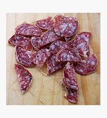 Salami Photographic Print