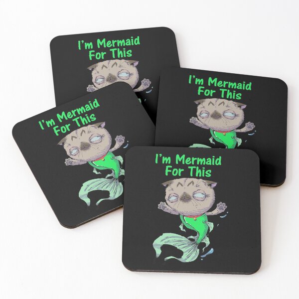 Item preview, Cat as a Mermaid Siamese Cat Fish designed and sold by DontTouchHutch.