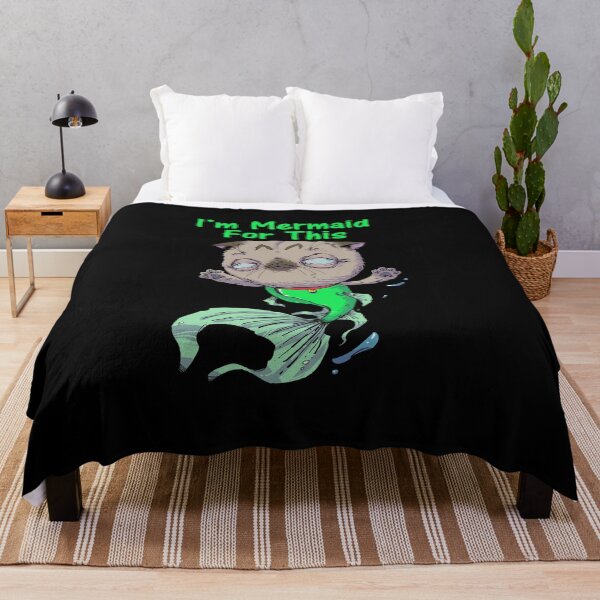 Item preview, Cat as a Mermaid Siamese Cat Fish designed and sold by DontTouchHutch.