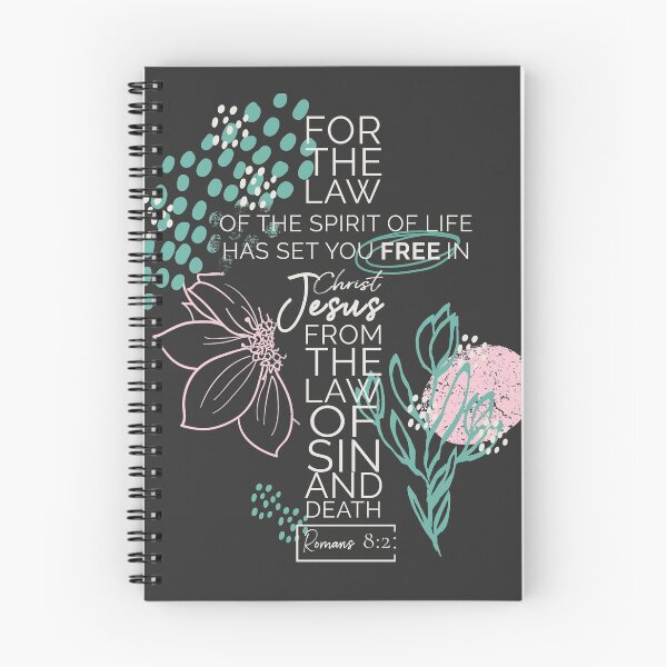 Item preview, Feminine Romans 8:2 Scripture Design designed and sold by TapestryDesigns.