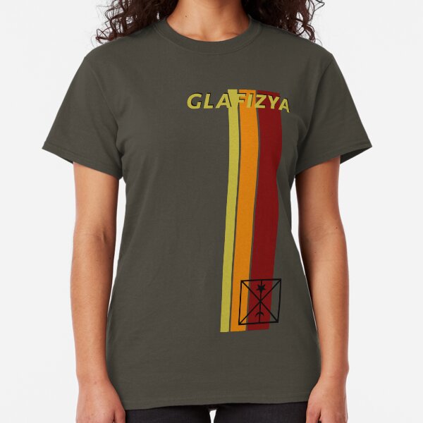 Glafizya 70s strips + witch symbol Classic T-Shirt