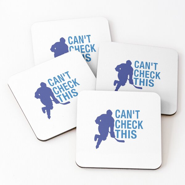 Item preview, 'Can't Check This' (White) designed and sold by The Button Gal.