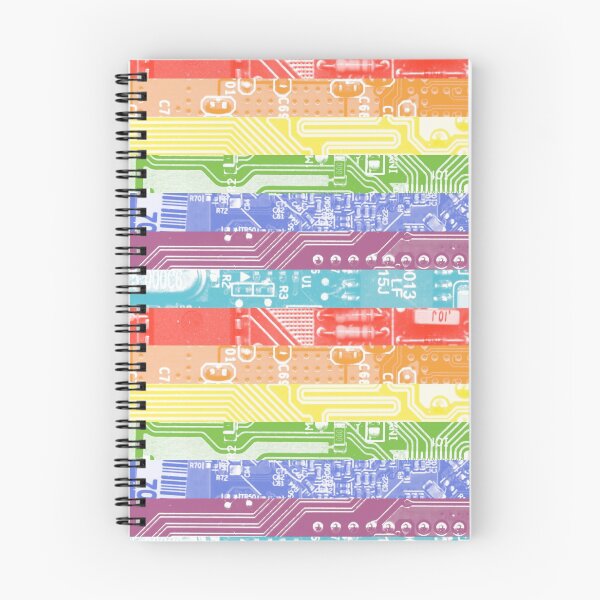 Item preview, Rainbow Circuit Board, LGBTQ designed and sold by Lee-Bots.