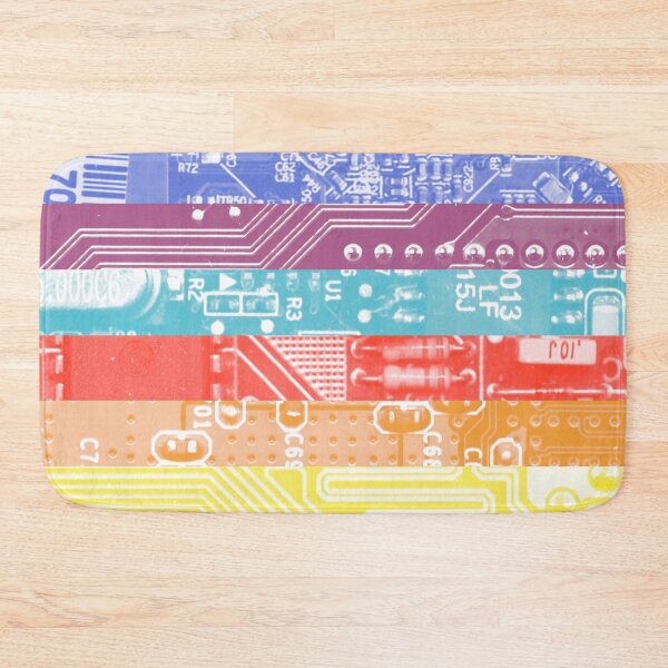 Item preview, Rainbow Circuit Board, LGBTQ designed and sold by Lee-Bots.