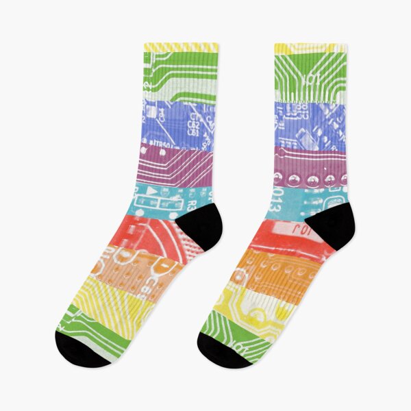 Item preview, Rainbow Circuit Board, LGBTQ designed and sold by Lee-Bots.
