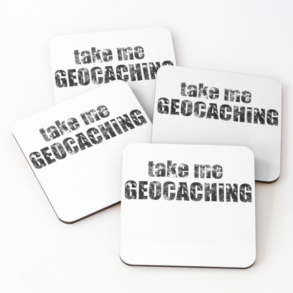 Item preview, Distress Text "Take Me Geocaching" Phrase In Black designed and sold by emwheezie.