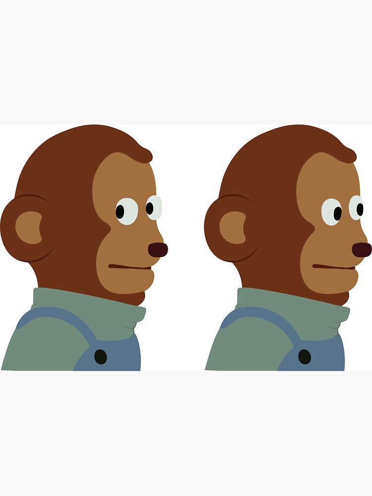 Awkward Monkey Looking Away Puppet Meme - Monkey Meme - Magnet