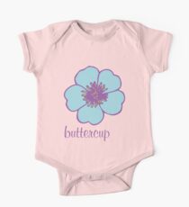 Buttercup flower Baby Body Kurzarm
