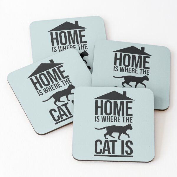 Item preview, Home is Where the Cat Is designed and sold by OwlishArts.