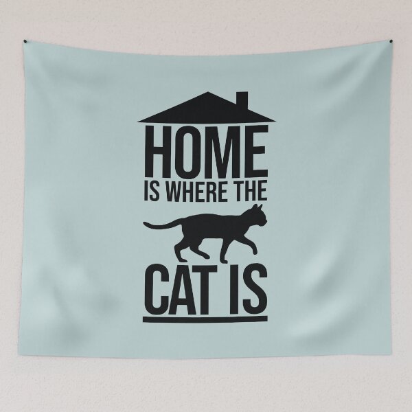 Item preview, Home is Where the Cat Is designed and sold by OwlishArts.