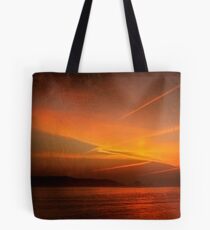 Sunset. Tejo river. Lisbon Tote Bag