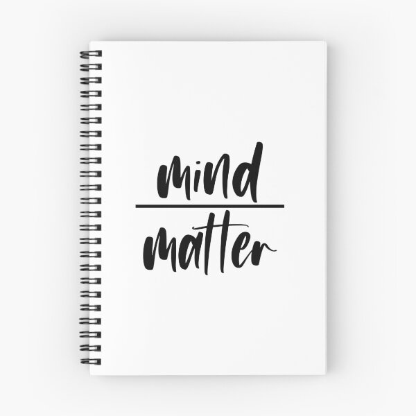 Item preview, Mind Over Matter Motivational Quote designed and sold by maniacfitness.
