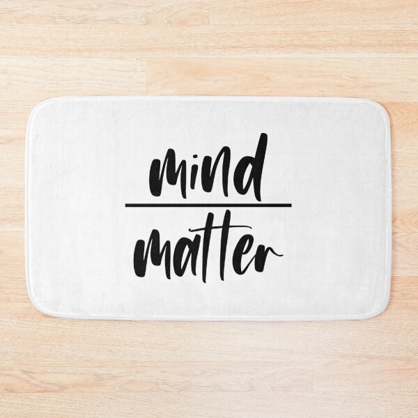 Item preview, Mind Over Matter Motivational Quote designed and sold by maniacfitness.