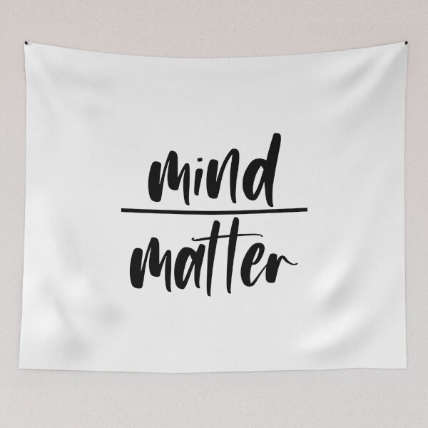 Item preview, Mind Over Matter Motivational Quote designed and sold by maniacfitness.
