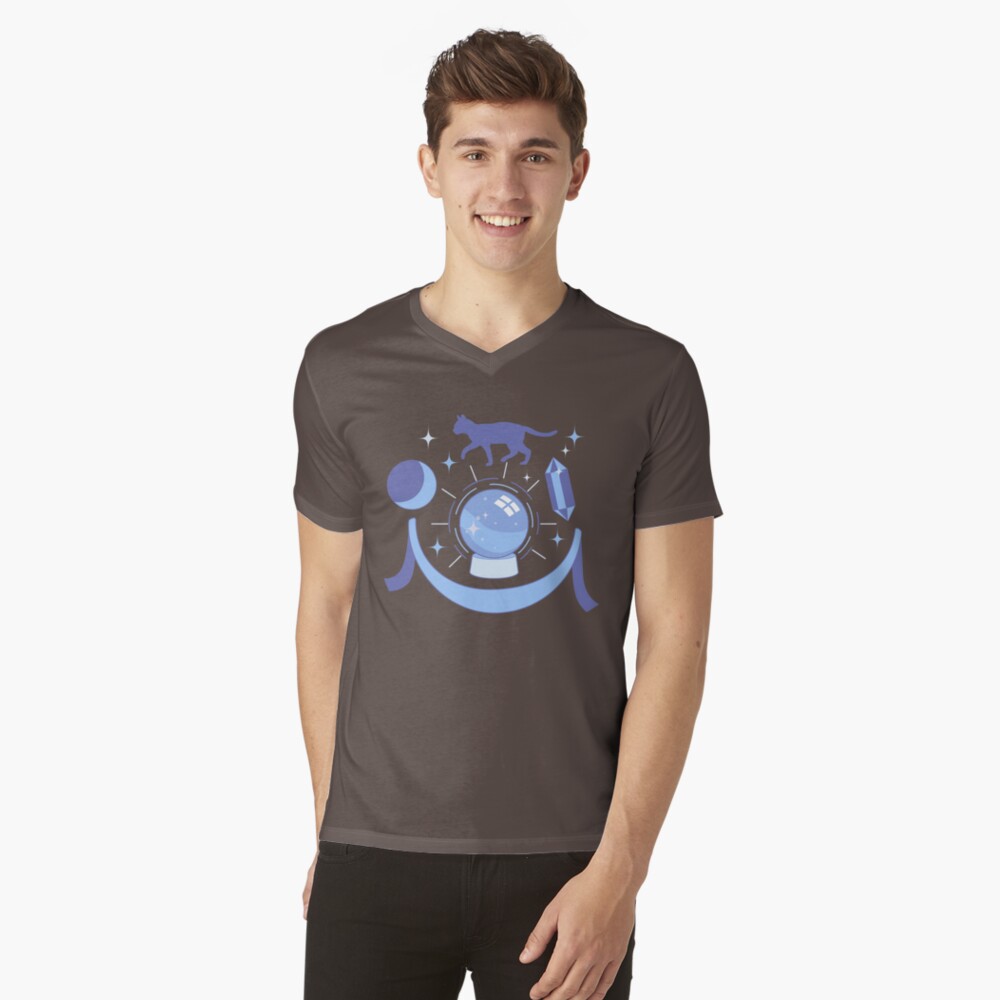 Item preview, V-Neck T-Shirt designed and sold by OwlishArts.