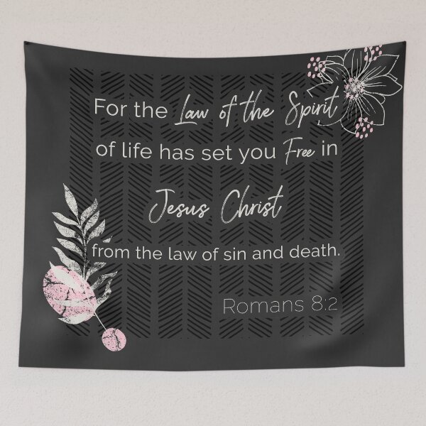 Item preview, Romans 8:2 Modern abstract design designed and sold by TapestryDesigns.