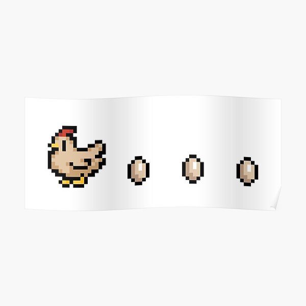 Chicken Egg Posters Redbubble - chicken egg roblox