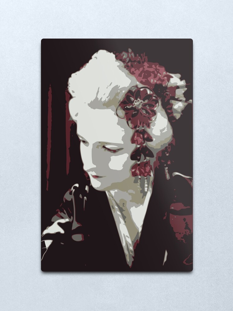 Alternate view of submissive Geisha Metal Print