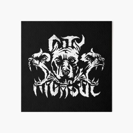 Three Hell's Dogs Art Board Print
