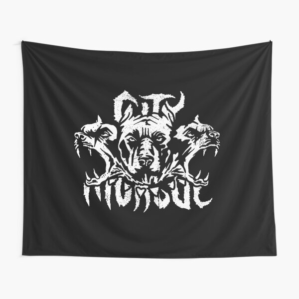 Three Hell's Dogs Tapestry