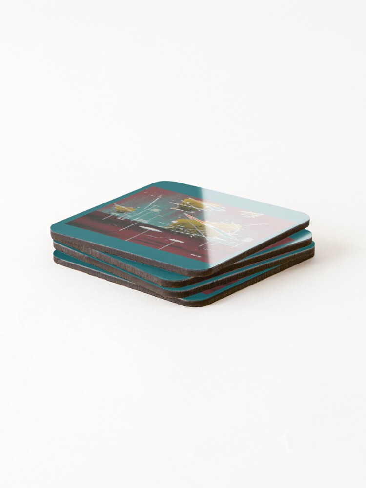 Thumbnail 4 of 5, Coasters (Set of 4), Rocket Rendezvous designed and sold by RillyDeeZy.
