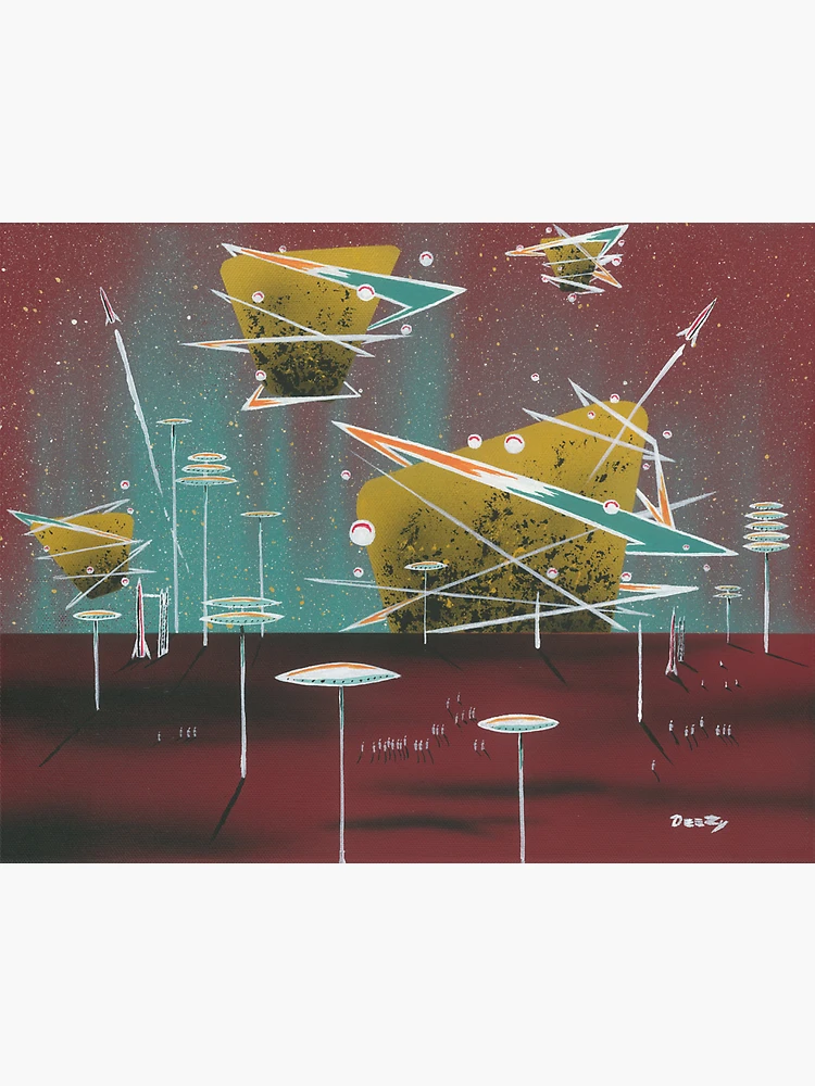 Thumbnail 3 of 3, Magnet, Rocket Rendezvous designed and sold by David Zackus.