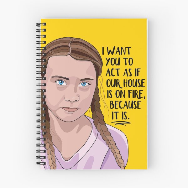 Item preview, Greta Thunberg Quote designed and sold by OwlishArts.