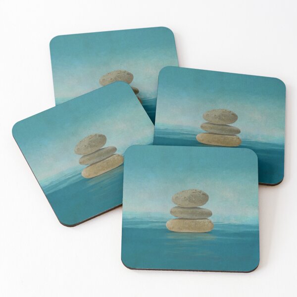 Item preview, Zen Stones on water  - Mixed Media  designed and sold by k9printart.