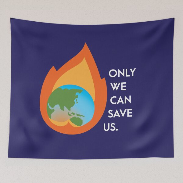 Item preview, Only We Can Save Us designed and sold by OwlishArts.