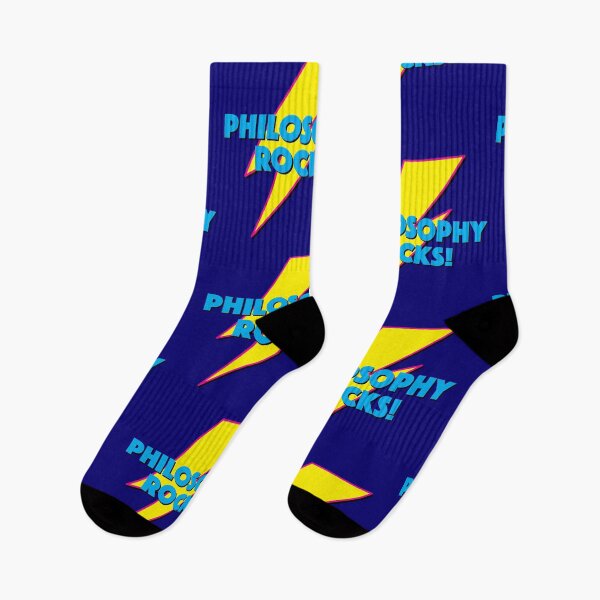 Item preview, PHILOSOPHY ROCKS! LIGHTNING LOGO SLOGAN FOR TEACHERS, LECTURERS ETC.  designed and sold by Clifford Hayes.