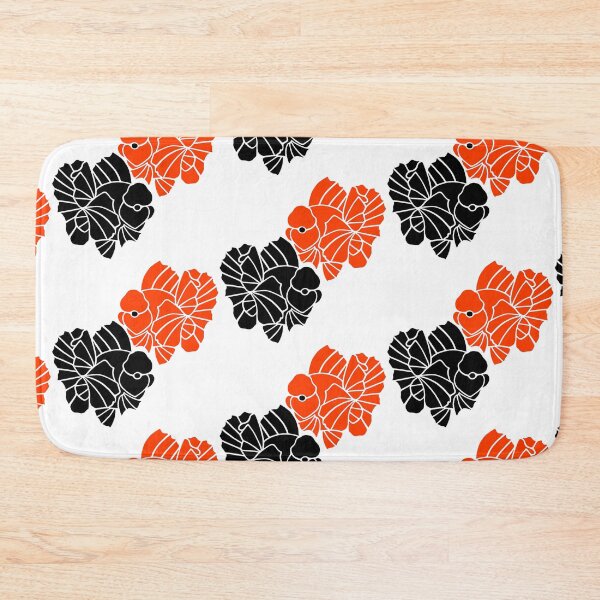 Item preview, Oranda Full Red and Full Black Goldfish Pair Logo 20 C designed and sold by Nosnah.